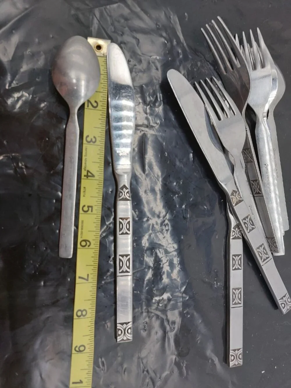 Granada GRN1 Forks Knives Spoons Stainless Lot of 9